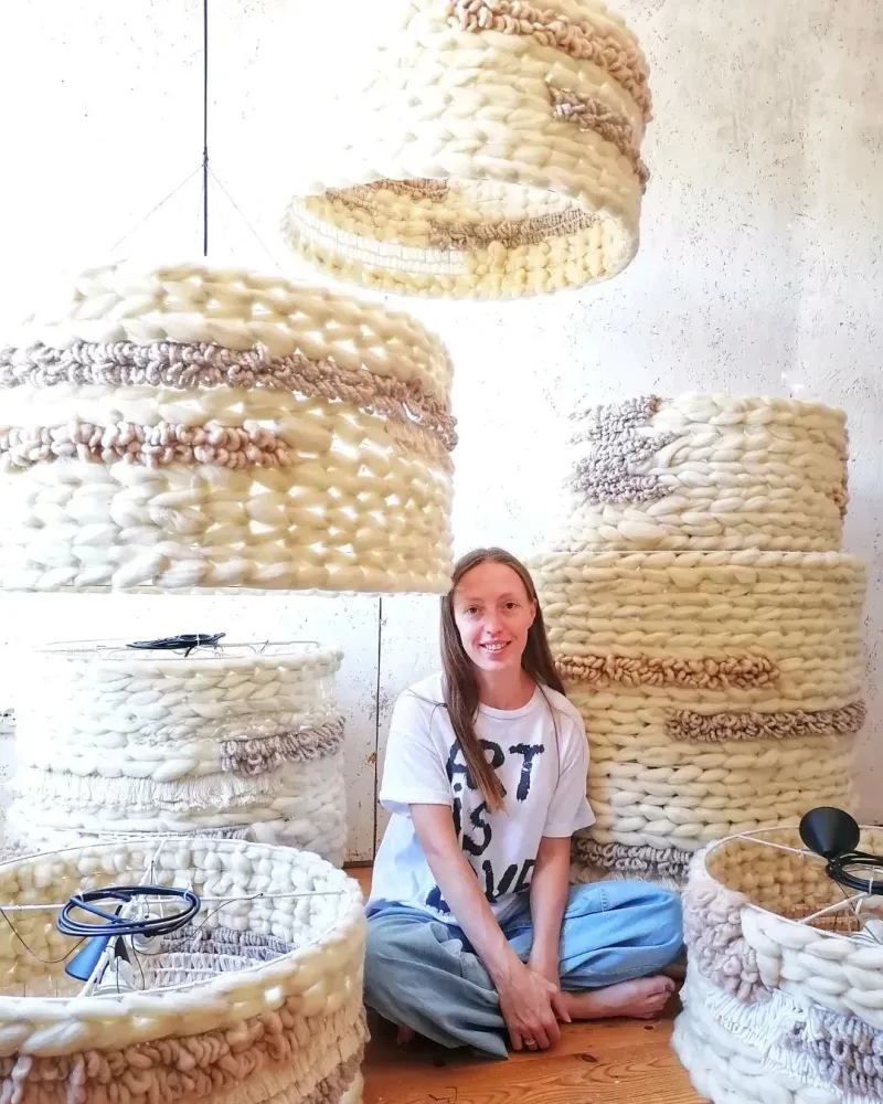 Абажур из шерсти мериноса «Грузия» — Грузия, меринос
