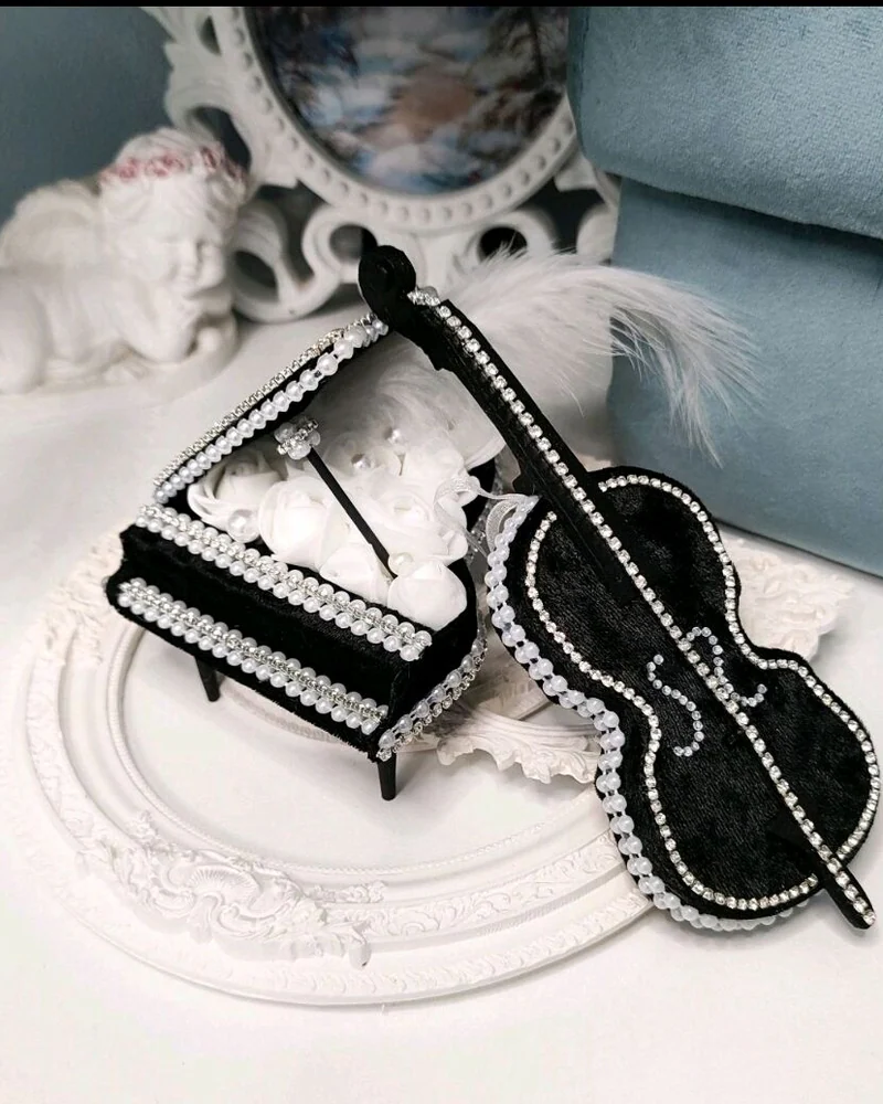 Ёлочная игрушка "Рояль и скрипка"
