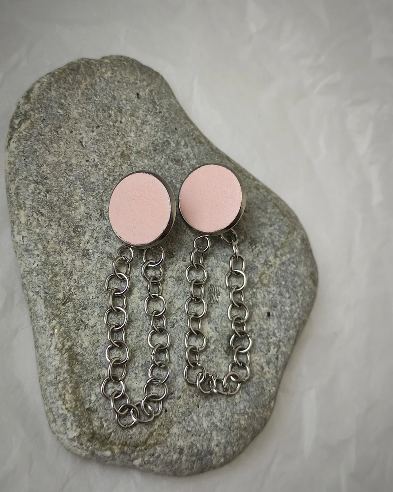 Серьги из бетона