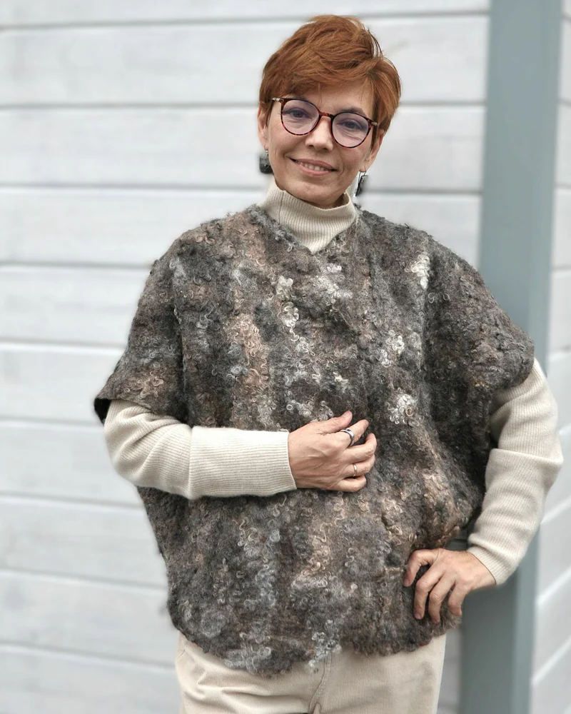 Валяный жилет " New Данидин"