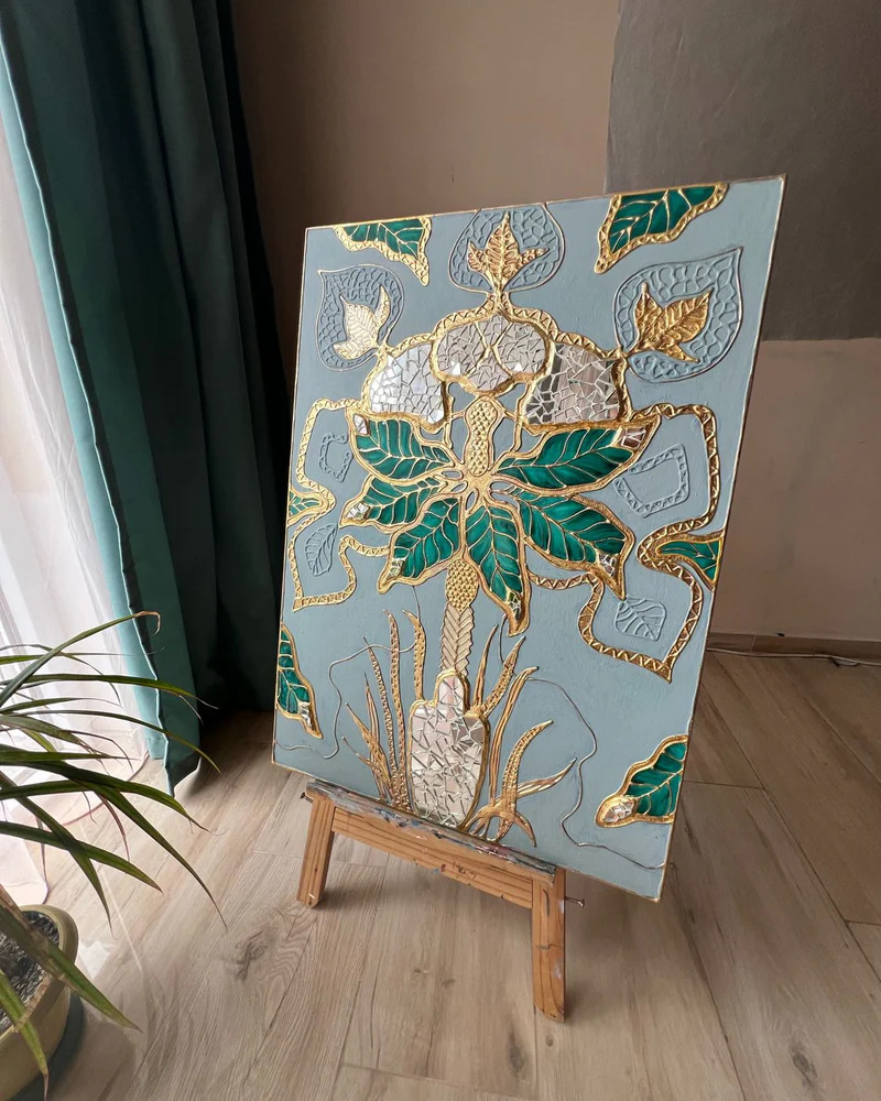 Картина «Дворцовый цветок», 50×70 см