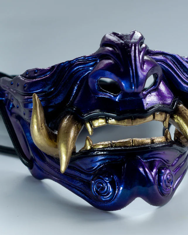 Копия товара Японская полу-маска демона Они (Oni japan mask)