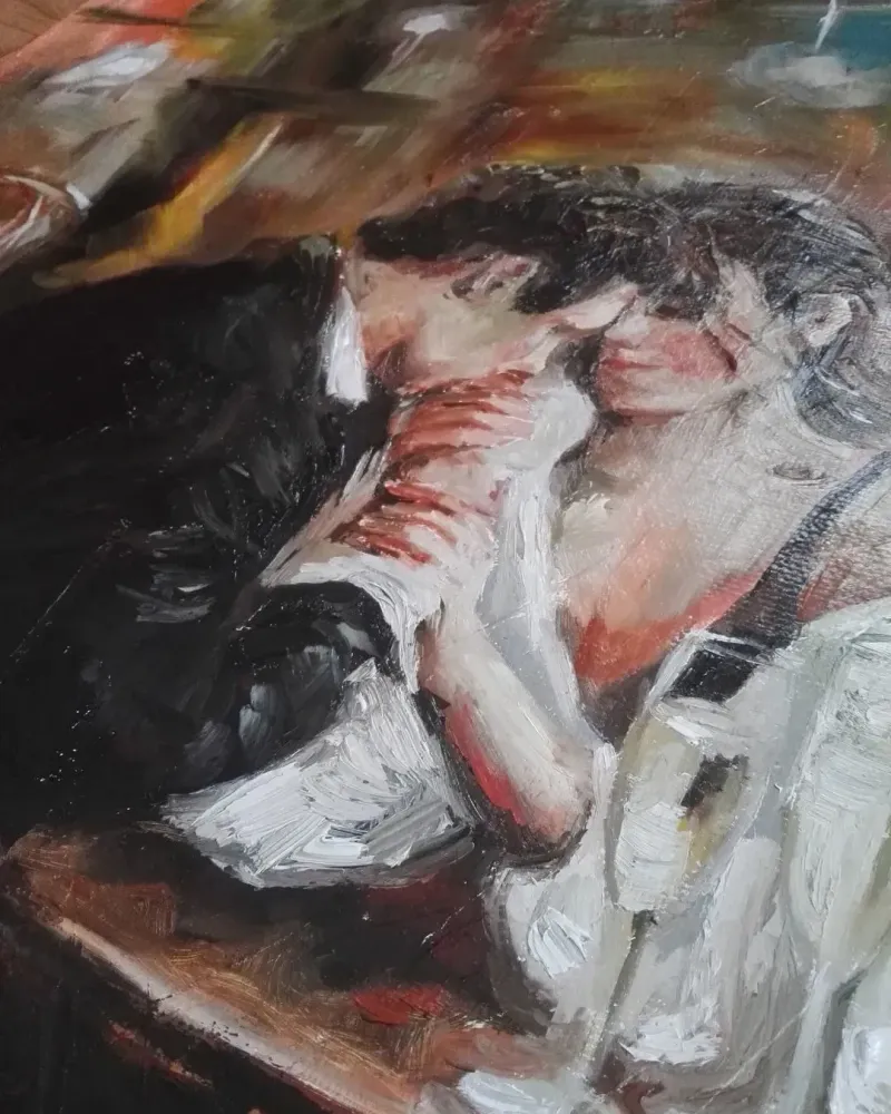 Свидание. Картина маслом 50×60 см — 50×60 см