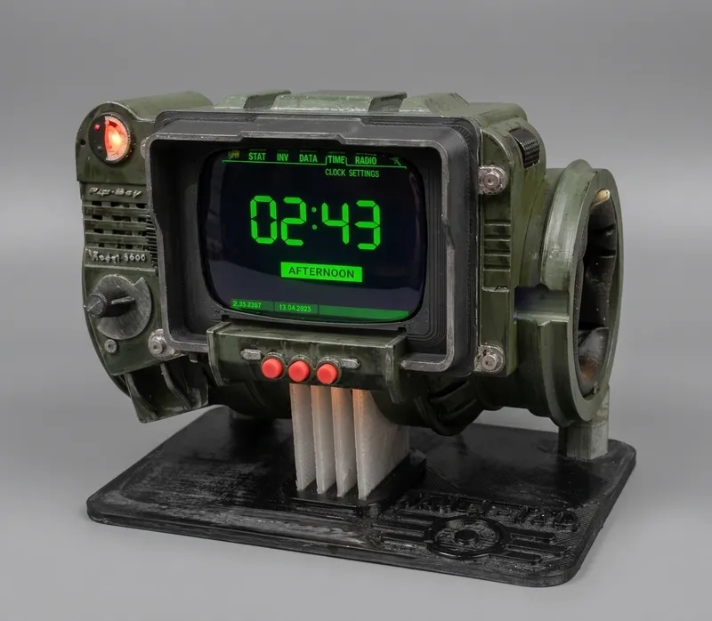 Наручный Pip-Boy 3000 mk3 с FM-радио, зелёный